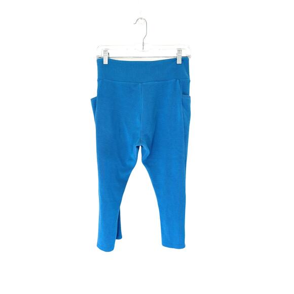 Gymshark Blue Workout Athleisure Slimming Malibu Poise Cropped Capri Leggings - Picture 4 of 8